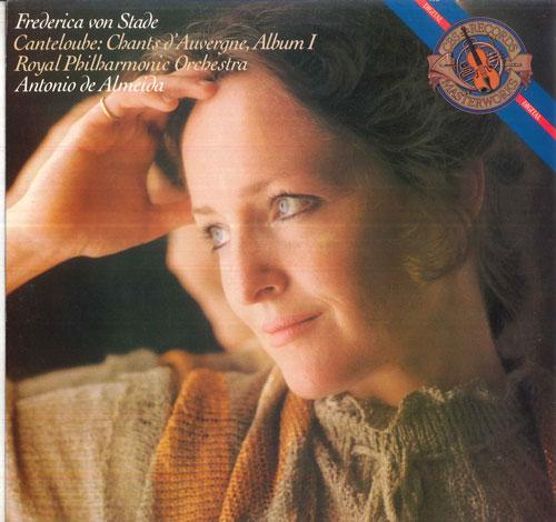 

LP Record FREDERICA VON STADE, ANTONIO DE ALM - Cantloube Chants D Auvergne, Album D37299 CBS MASTERWORKS 1982 Netherland Classical Used