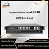 Hongjiahe 4K30 8x8 HDMI Seamless Matrix Switcher with Display (CN Version)