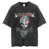 Vintage Washed Bleach Tee Washed Vintage Reaper Anime Short Sleeves