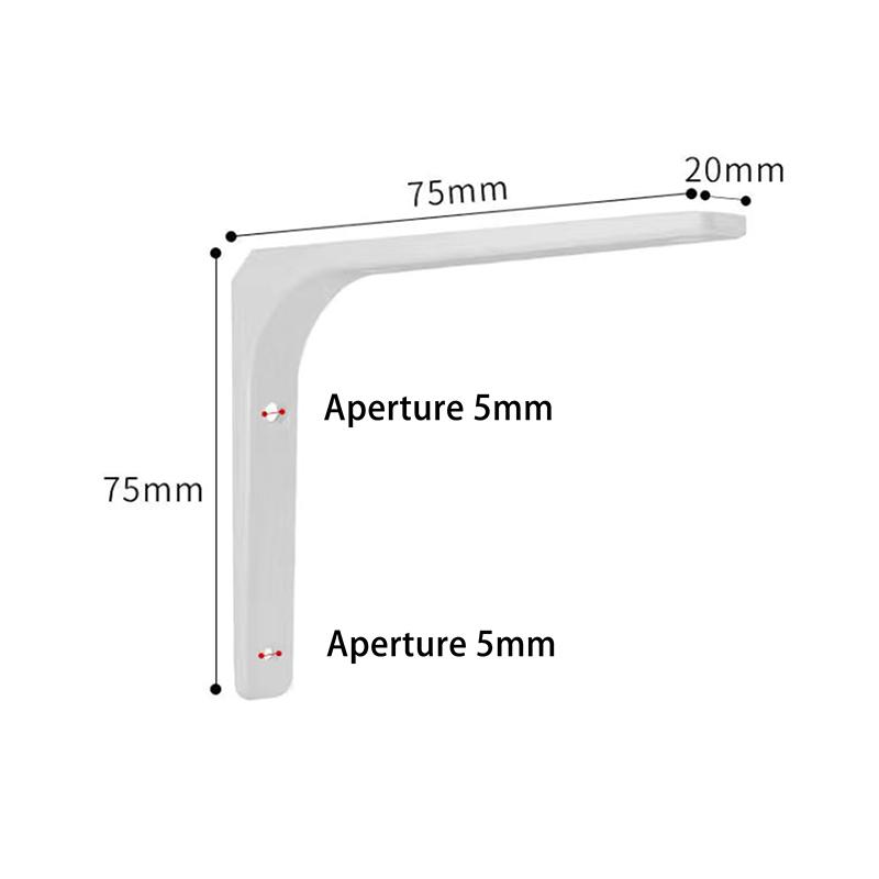 

Кронштейны для полок L-образные плавающие настенные полки черно-белые из нержавеющей стали с отверстием подставка кронштейн поддержка фурнитура Главная 3
