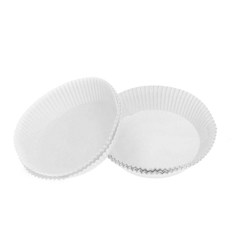 50PCS Fryer Paper Liner Round Disposable Non Stick Fryer Baking Paper for Kitchen Microwave Oven Cooker