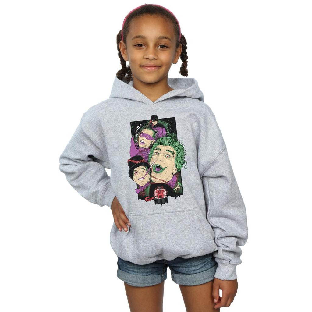 DC Comics Girls Batman TV Series Rogues Gallery Hoodie