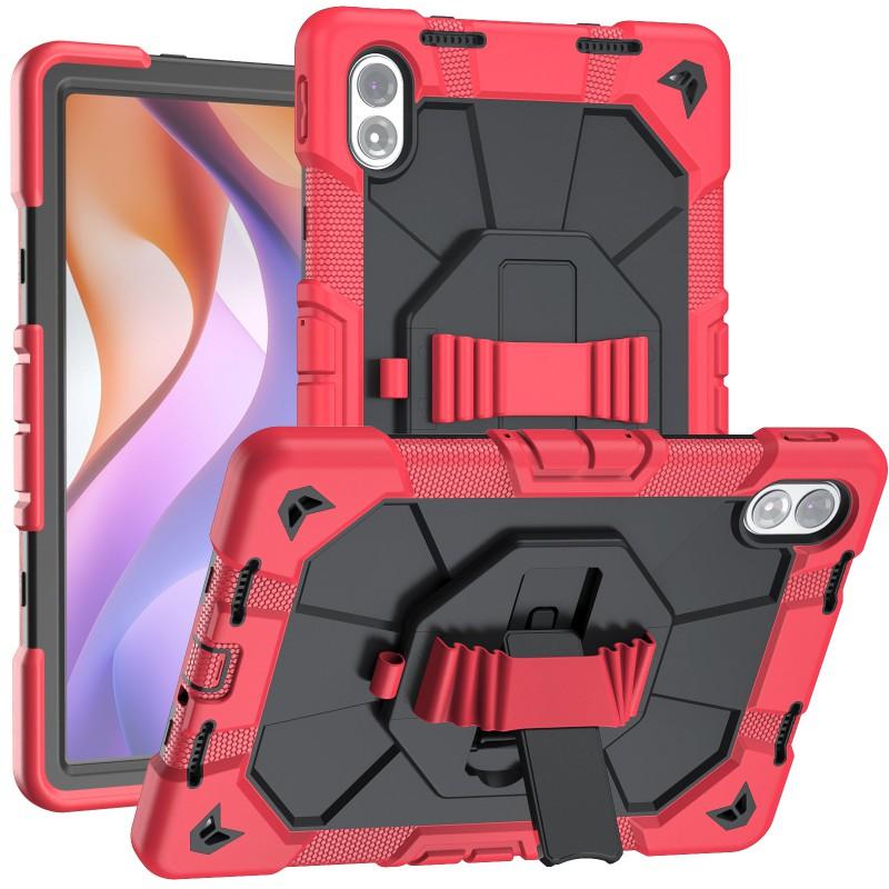 Redmi Pad Pro 12.1 Inch Protective Case With 360 Rotating Stand Shockproof Silicone PC Hybrid Cover Handheld Use