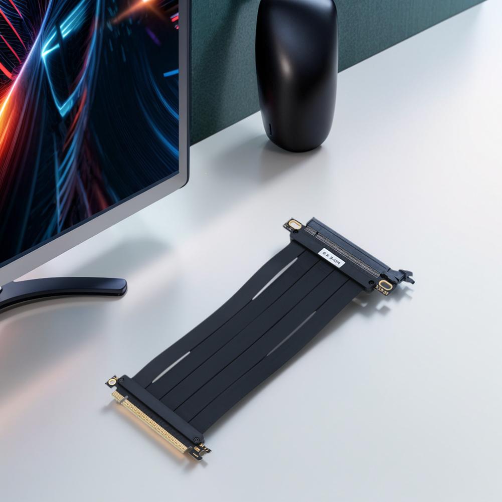 Extension Port 180 Degree Adapter GPU Extension Cord Graphics Card Extension Cable Compatible with RTX4090 RTX4080 RX7900XTX