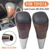 Automatic Leather Gear Stick Shift Knob For TOYOTA Hilux 2015 2016 2017 2019 2019 2020 Car-styling