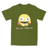 Men Women T-Shirt Smiling Friends Logo T-Shirts Harajuku Animated Television Summer Tee Shirt Custom Logo Pure Cotton Tops Gift