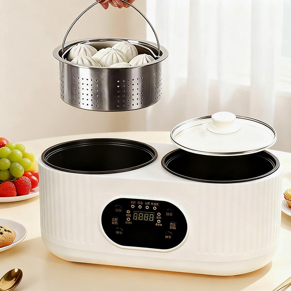 All-in-One Non-Stick Electric Cooker: Multifunctional Rice Cooker, Hot Pot, Frying Pan for Dorms