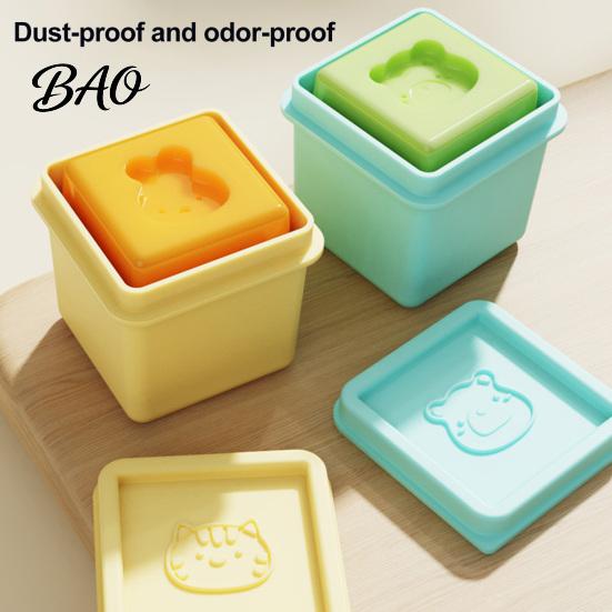Baby Meal Prep Accessories Food Grade Silicone Freezer Molds, Large Capacity 6 Compartments Easy Release Trays Containers, Leak-proof Reusable Storage