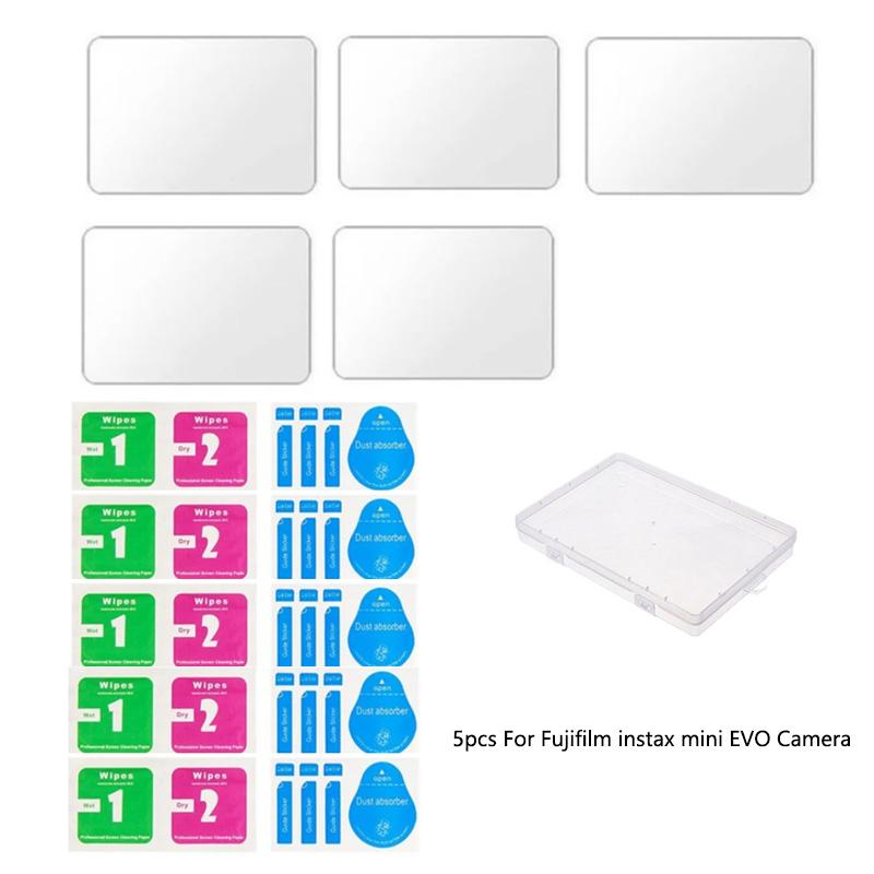 For Fujifilm Instax Mini EVO Camera LCD Display 9H Tempered Glass Screen Protector Protective Glass Film Protection Accessories
