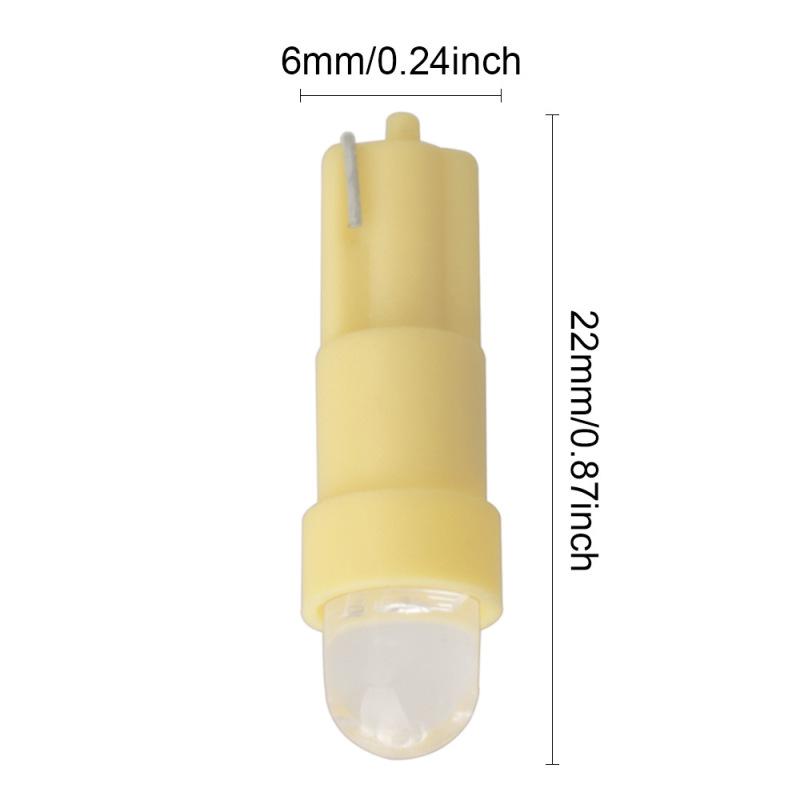 T5 COB Single Light 3D Astigmatism Car Led Bulb T5 Ceramic Instrument Light Led Indicator