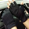 Driving Sunscreen Gloves Men's Thin Half-finger Cotton Gloves
