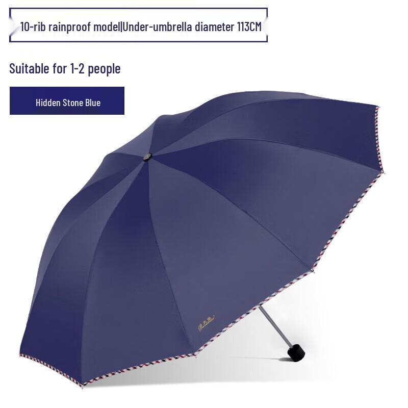Paragon Extra-Large Tri-fold UV Sun and Rain Umbrella