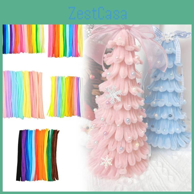 Plush Colored Twisting Rod Diy Simulation Strips Folding Rod Flowers Kid Toy