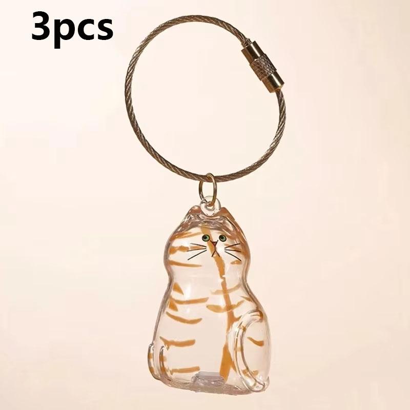 1 Transparent Catshaped Memorial Capsule A Catshaped Sealed Storage  Hanging Loopa Heartfelt Gift For Cat Owners To Commemorate