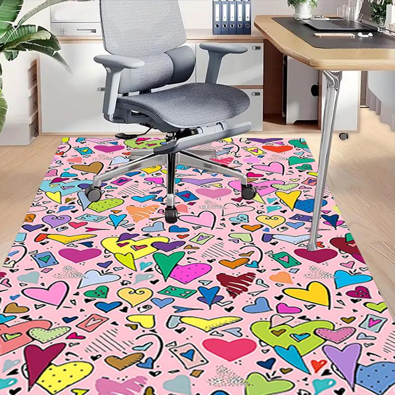1PC Hearts Hearts Extra Large Non-Slip Floor carpet, Office, family, bedroom, Studio - Large Area RugJ0345