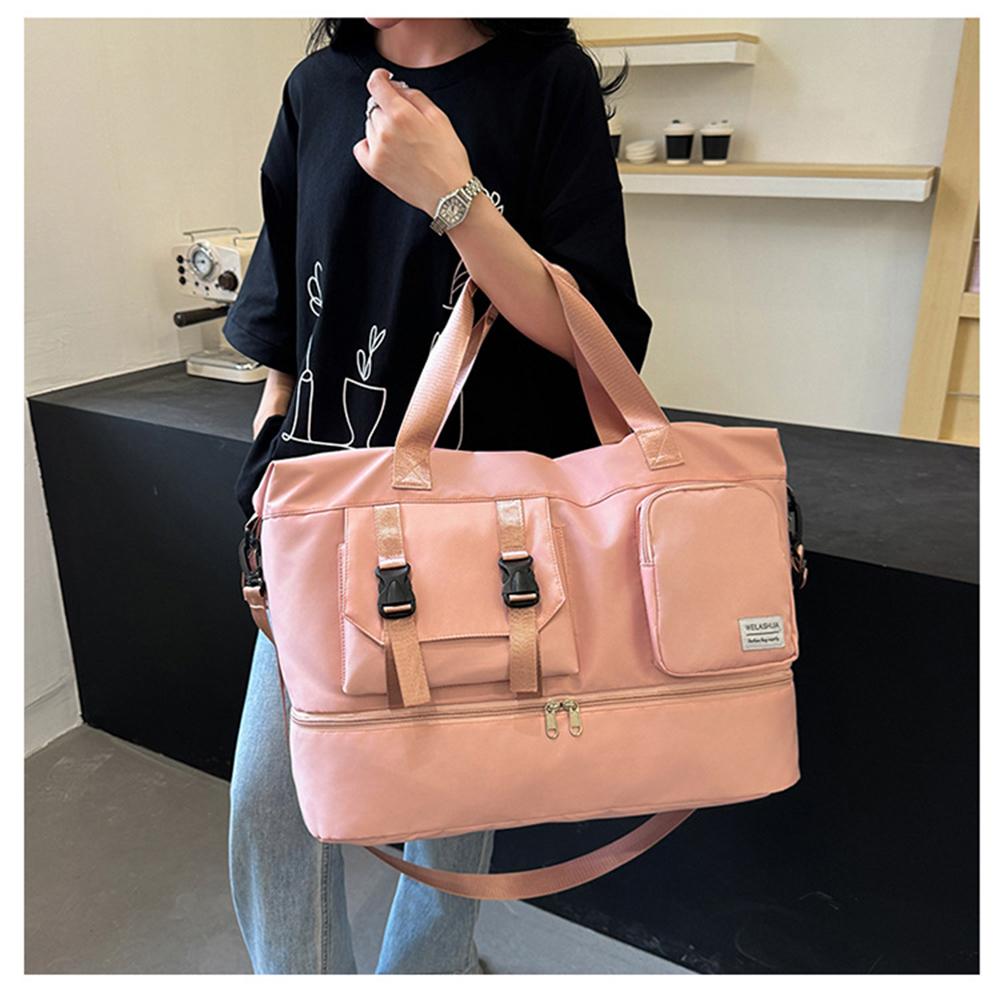 Sports Tote Gym Bag Travel Duffel Handbags for Men Women Shoulder Weekender Overnight Bag Dry Wet Yoga Workout Carryon Bags Pack