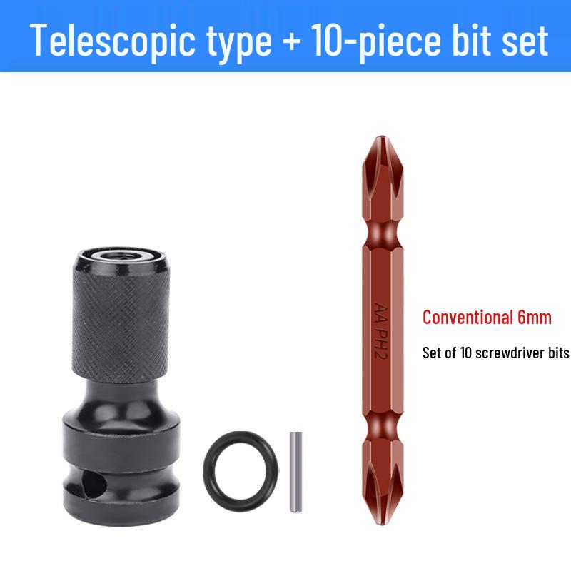 Kit Multifuncțional Adaptor Burghiu Electric și Cheie