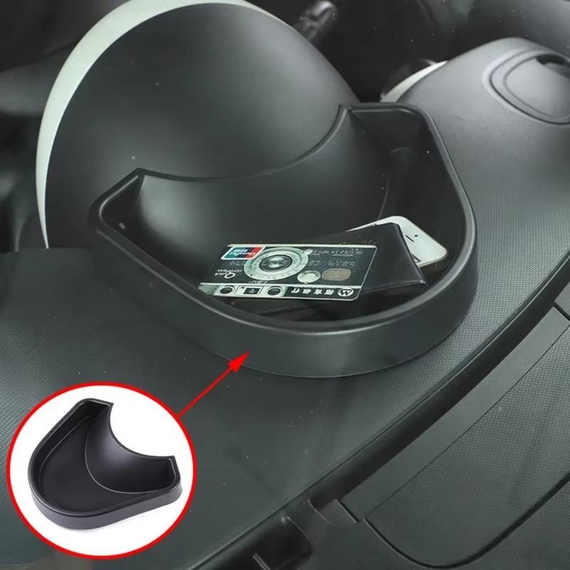 For Smart 453 Fortwo Forfour 2016- Car Dashboard & Gear Panel Storage Box Interior Organizer Tray Auto Accessories