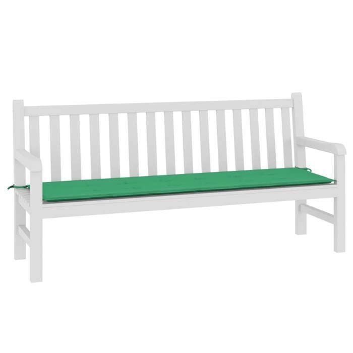 VidaXL Garden Bench Cushion Green 180x50x3 Cm Oxford Fabric 43208
