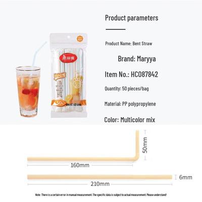 Meiliya Bendable Drinking Straws