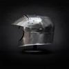 Sugarloaf Helmet with Stand 14th Century Crusader Knight Armor Medieval Visored Helmet with Steel Cross LARP SCA Reenactment Gift