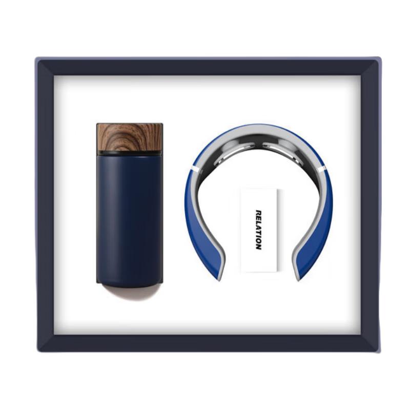 Insulated Cup & Cervical Massager Gift Set