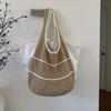 Spring Summer Woven Tote Bag Dopamine Color Shoulder & Underarm Bag Trendy Casual Beach Hollow Out Handbags