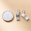 S925 Sterling Silver $100 Bill Bracelet Pendant DIY Bracelet Pendant Handmade Braided Rope Material Accessories