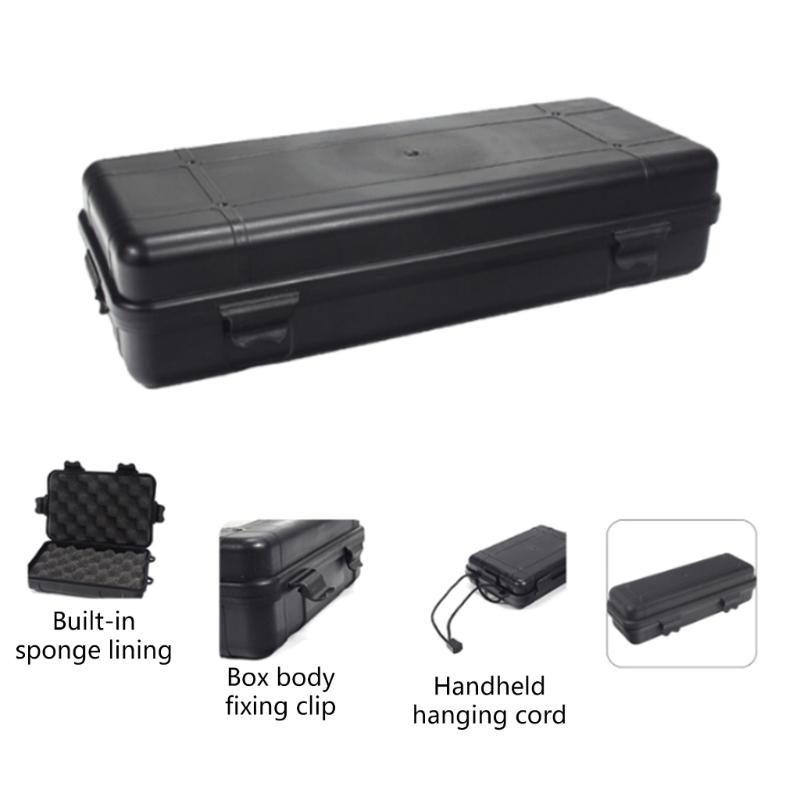 Water Resistant Storage Case For Tool Flashlight Tool Box Outdoor Camping Survival Shockproof Sealed Box