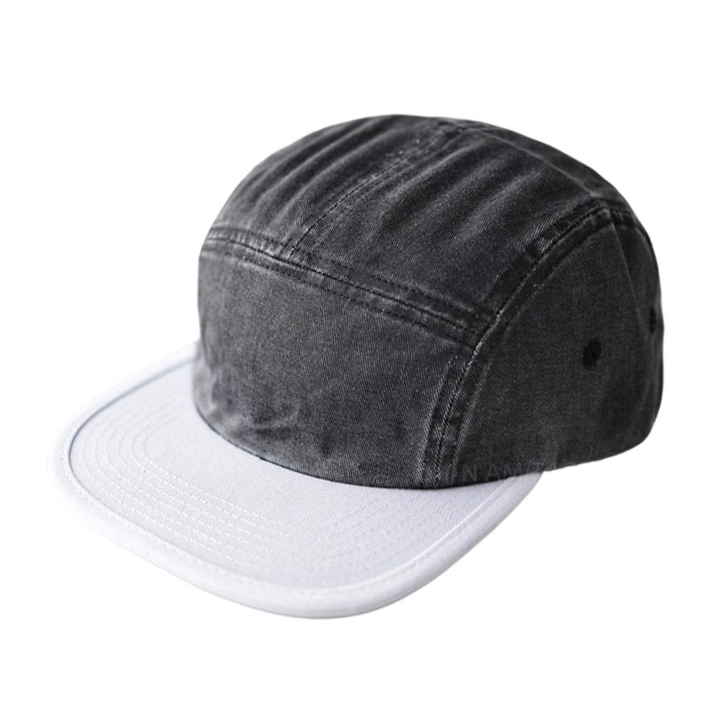 

Patchwork Color Hip Hop Hat Japanese Snapback Hat Casual Sun Hat for Men Women чёрный