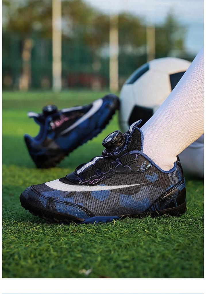 Breathable Mesh Kids Football Shoes for Boys and Girls - Perfect for School Competition and Training
