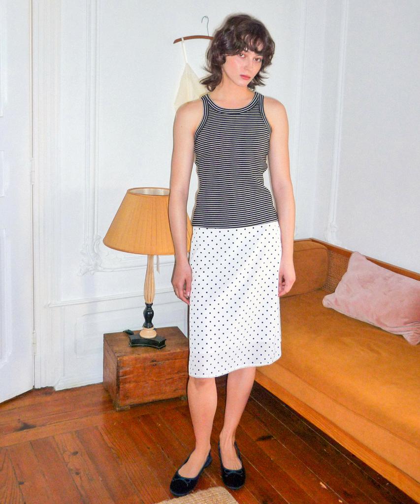 HACKESCH July Skirt_Dot White