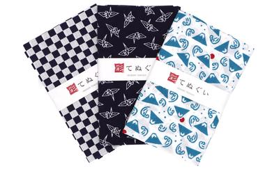 KOMESICHI Irodori Kleines Muster Tenugui Ein Set von 33 x 90cm (Japanisches Set) Ungekürzt, 3,