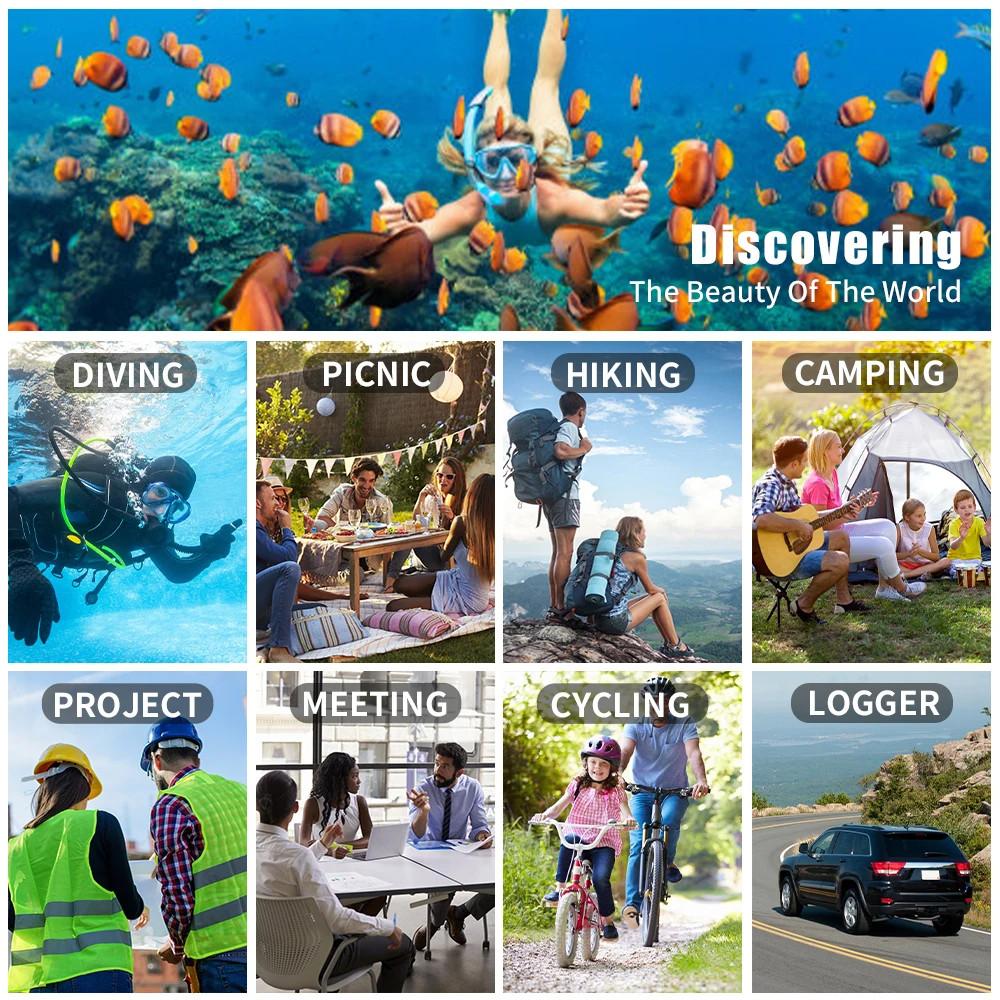 4K HD Small Camcorder Mini Action Camera Household DV Magnetic Video Voice Recorder Motion Sensor Sport Pocket
