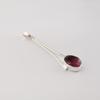 Pietra Preziosa Rodolite Argento Sterling 925 Gioielli da Donna Collana Fatta a Mano Ciondolo di Design 1,79" PP-69-19