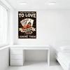 Vintage Poker Gambling Metal Tin Sign - 'There Are More Things To Love BUT I IGNORE THEM!' Retro Distressed Playing Cards Dice D
