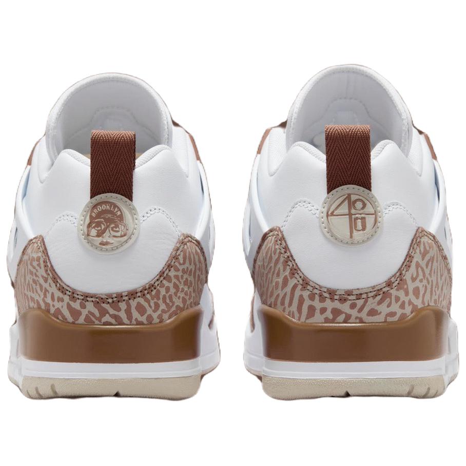 Air Jordan Spizike Low Arkeo Kahverengi Erkek Spor Ayakkabı Beyaz Pembe-Oxford Açık Kahverengi FQ1759-101