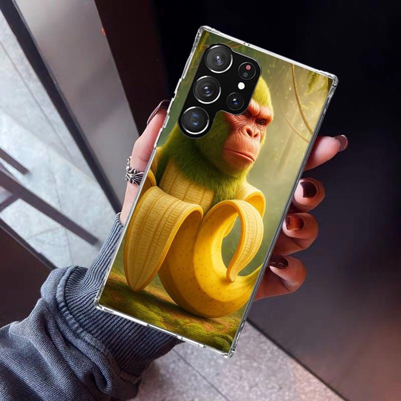 Italian Brainrot Animals Phone Case For Samsung Galaxy S26 S25 Edge S24 S23 Ultra S22 Plus S21 S20 FE Soft TPU Back Cover Funda
