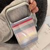 Ins Color Block Stripes for 16 for Apple 17pro Max Mobile Phone Case for IPhone15 Glue Fresh 13 for Huawei