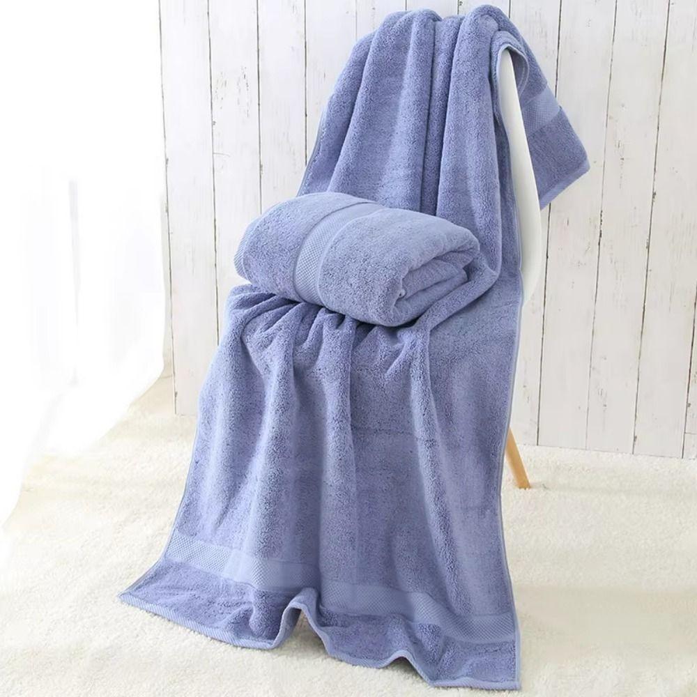 Absorbent Bath Towel Thickened Adults Serviette Towel Face Towel Beach Towel  Hotel