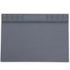 Repair Mat Silicone Heat Resistant Pad Computer Phone Solder Station Tools 350x250x4mmGray