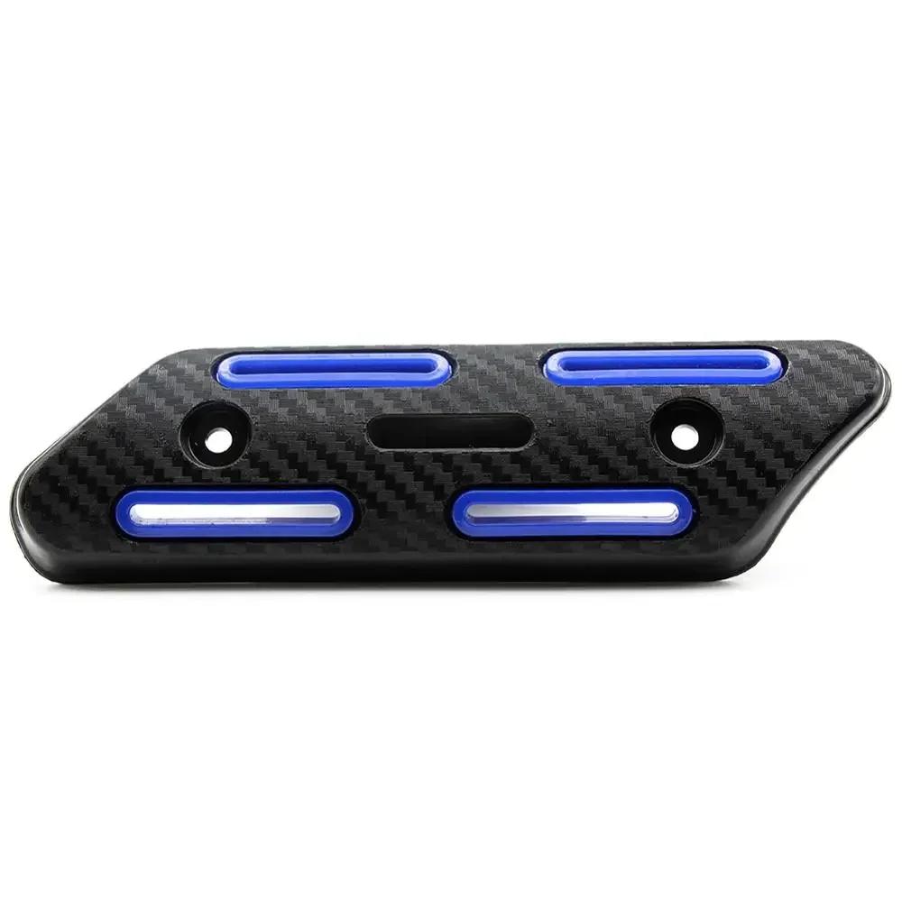 Universal 1Pc Colorful Off-road Motorcycle Exhaust Silencer Tube Heat Shield Protector Protection Pit Cover Tube Accessories