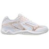 Mizuno Thunder Blade 3 White Rose Gold Women Sneakers Snow-White V1GC217036