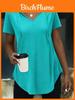 Cotton Short Sleeve Hooded T Shirt For Casual Spring Summer Womens Fitness Wear