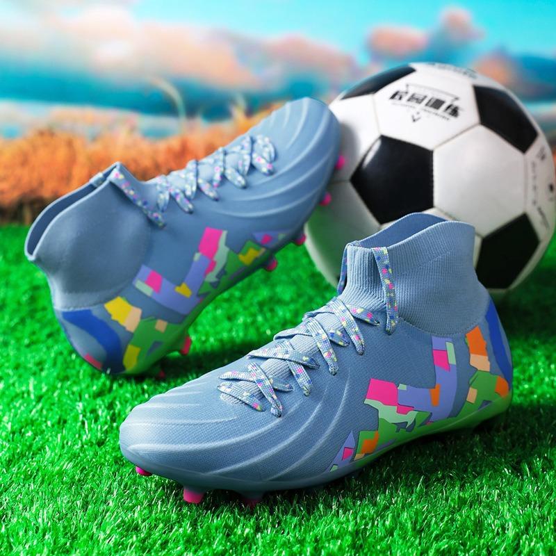 Manufacturer Professional Competition Indoor New GX Moon Fury Assassin High-top Broken Nails Men's and Women's Football Shoes