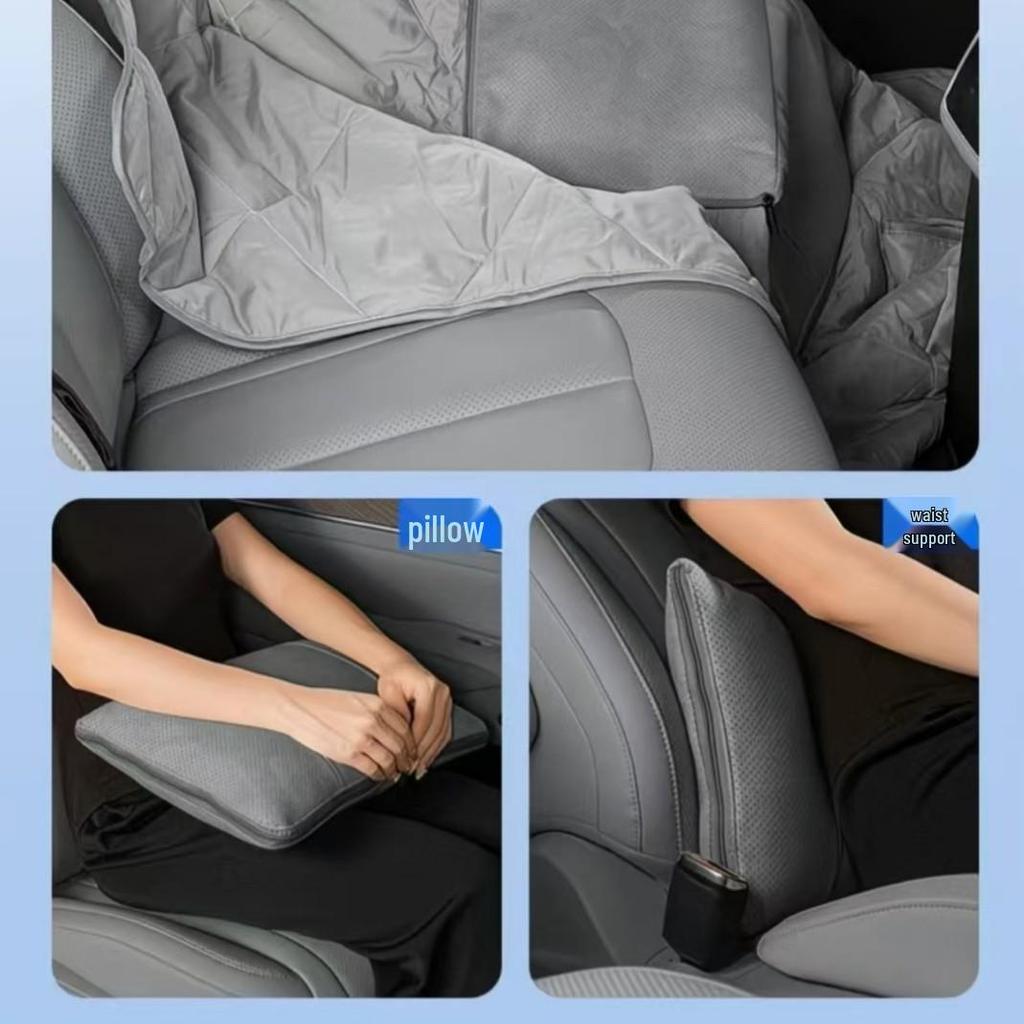 Multifunctional Foldable Car Cushion & Blanket – Thickened, High-Grade for Any Model