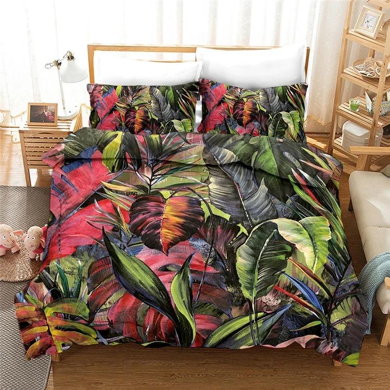 3D-Tiger Bettwäsche-Set für Erwachsene, Winter Weiche Bettbezug-Sets für Kinder, Twin Full Queen Schlafzimmer-Set Heimtextilien Haus de couete Flamingos