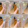 Cute Flower Butterfly Mermaid Elf Headband Princess Hair Accessories For Little Girls Lolita Hanfu Dress Up