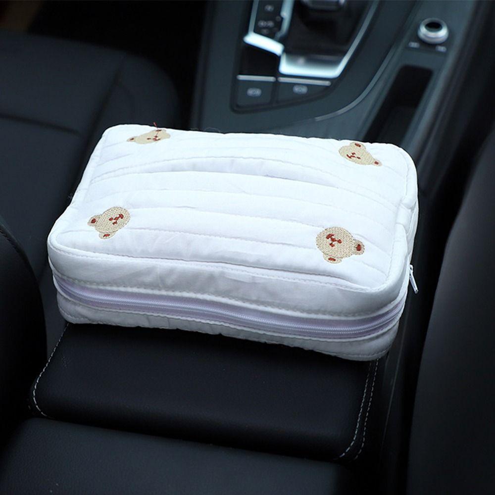 Creative Car Tissue Box Universal Car Tissue Holder Gift Cute Napkin Dispenser  Seat Back