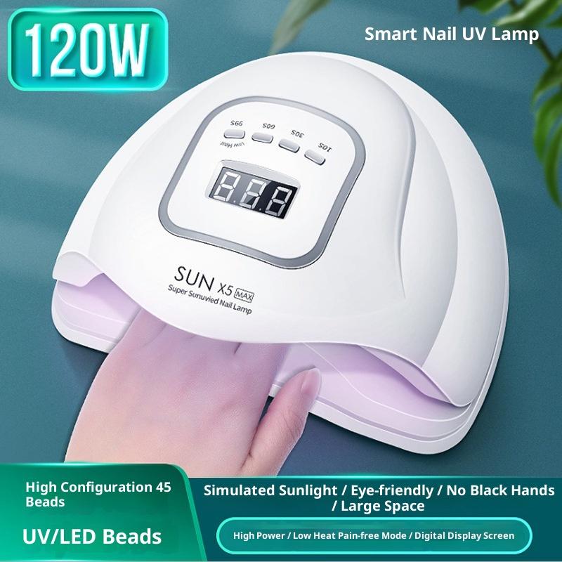 Uv Led Nail Lamp Gel Polish Fast Drying Gel Lamp With Automatic Sensing 4 Timer Professional Nail Dryer Manicure Salon Tools